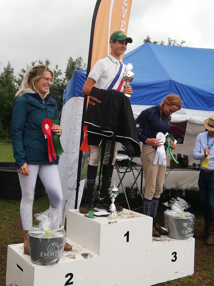 Limburgs kampioen outdoor 2019 eventing Coen Philipsen met Zamdoria in de klasse B