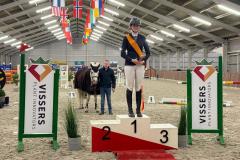 Daniek Vissers Limburg Kampioen springen klasse DE 1.30 m met Delano